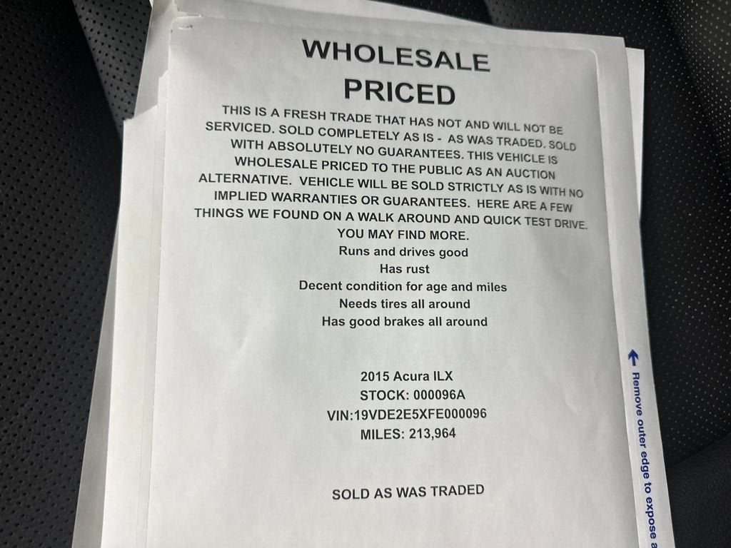 2015 Acura ILX 2.4L Premium Pkg