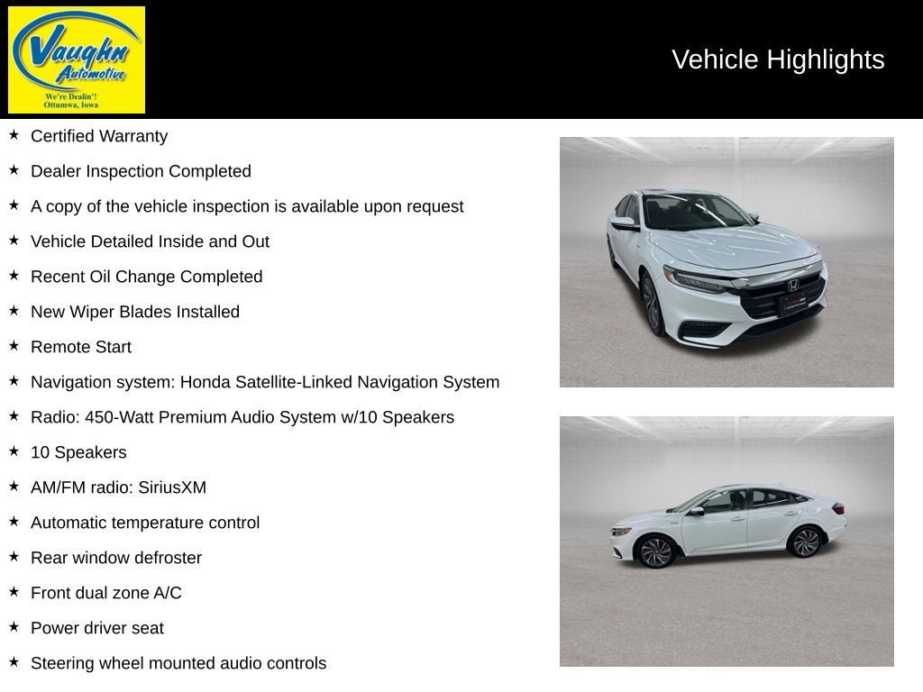 2022 Honda Insight Touring