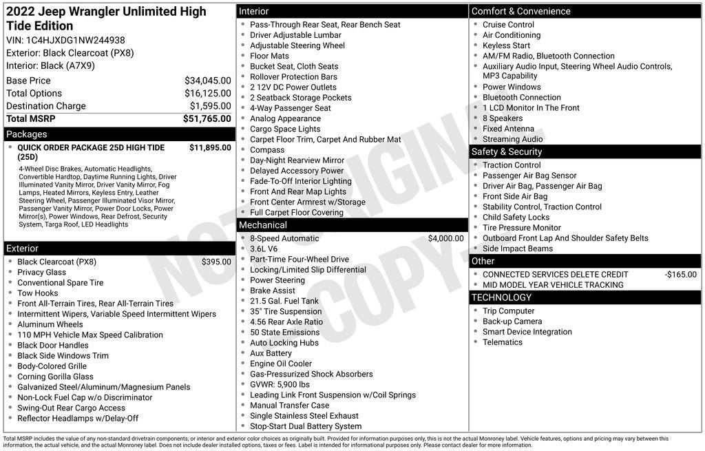 2022 Jeep Wrangler Unlimited High Tide