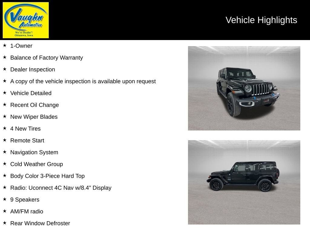 2022 Jeep Wrangler 4xe Unlimited Sahara