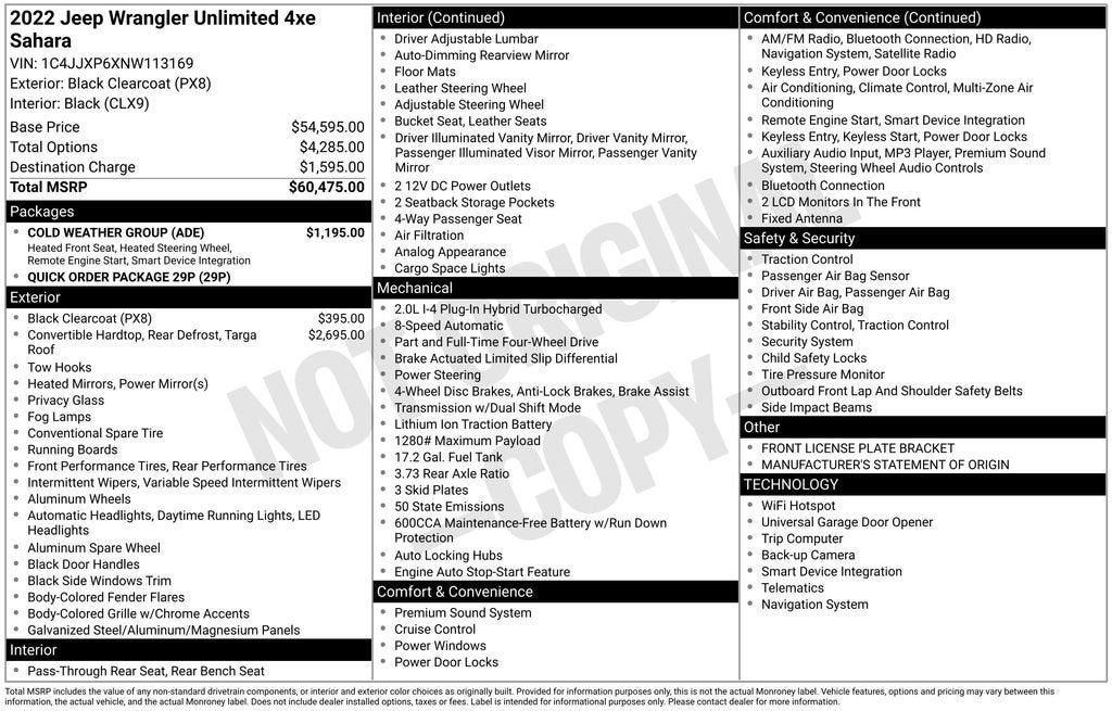 2022 Jeep Wrangler 4xe Unlimited Sahara