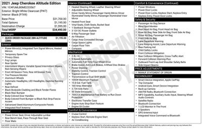 2021 Jeep Cherokee Altitude