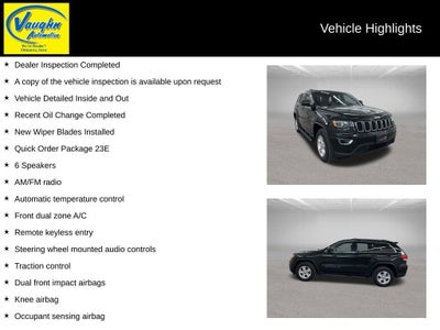 2017 Jeep Grand Cherokee Laredo