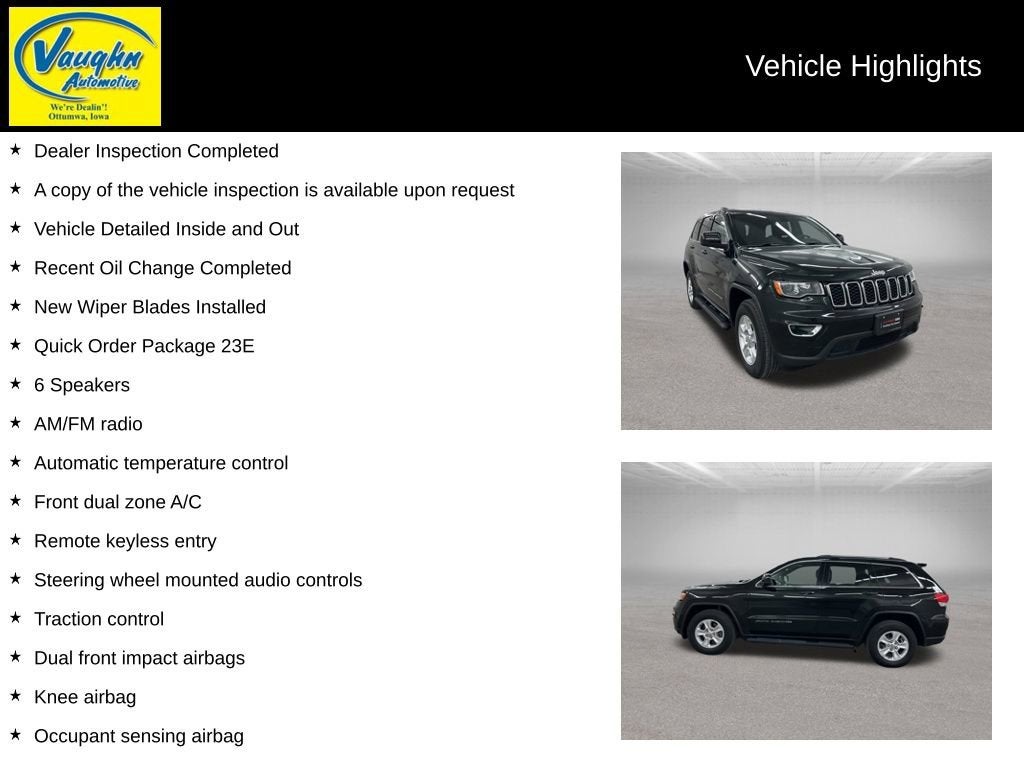 2017 Jeep Grand Cherokee Laredo