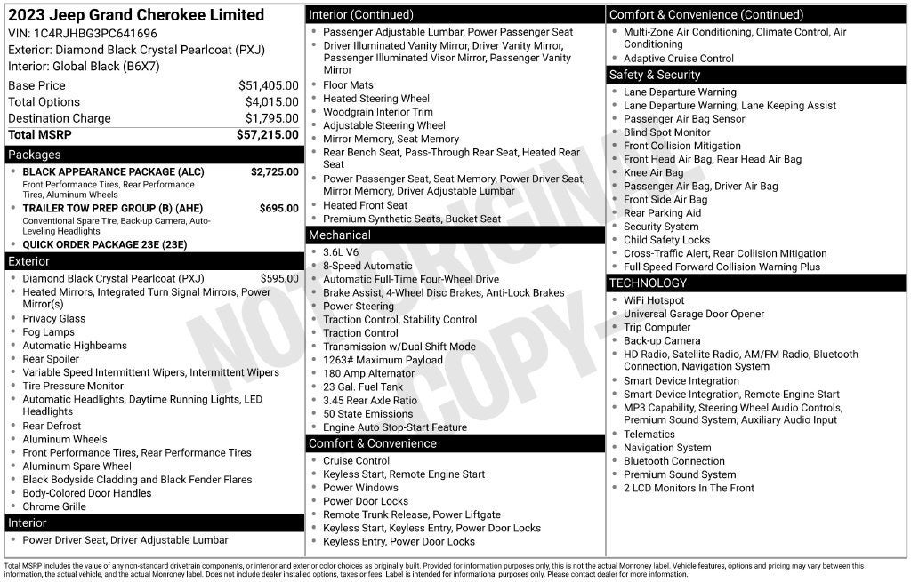 2023 Jeep Grand Cherokee Limited