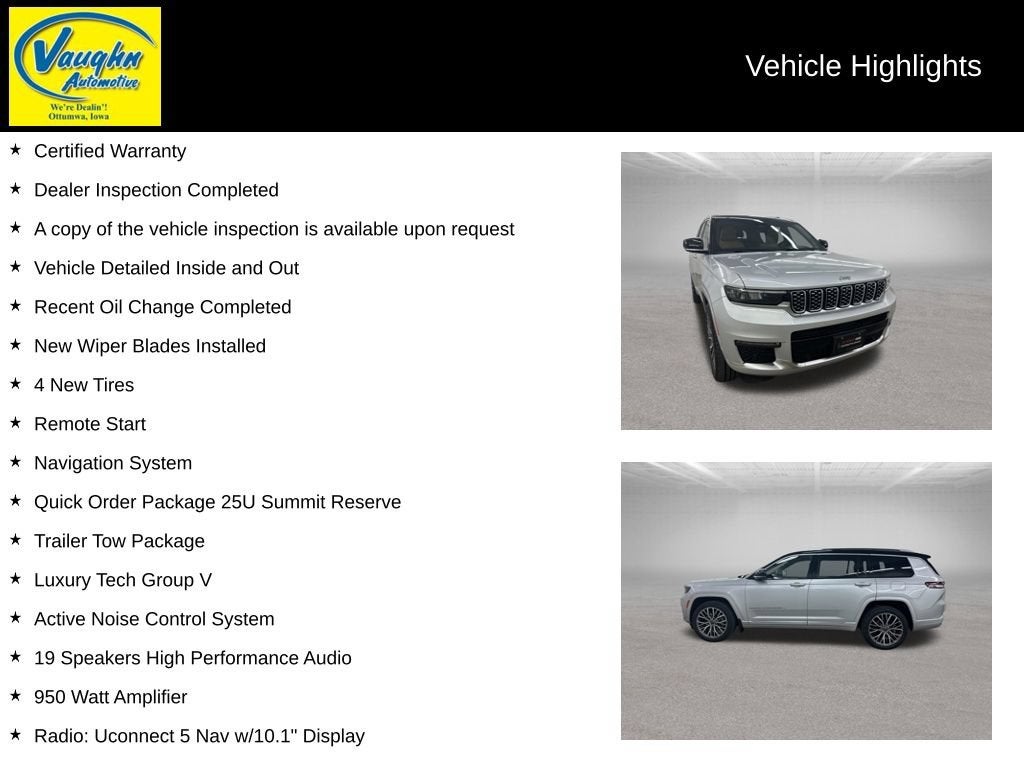 2021 Jeep Grand Cherokee L Summit Reserve
