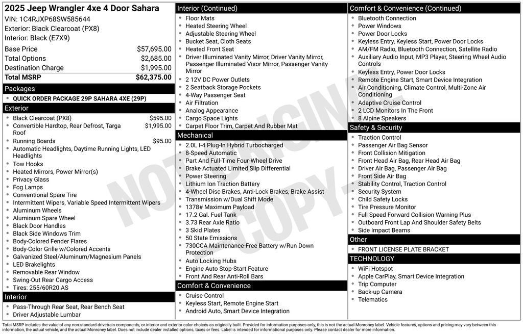 2025 Jeep Wrangler 4xe Sahara