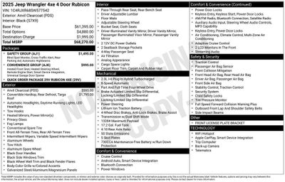 2025 Jeep Wrangler 4xe Rubicon