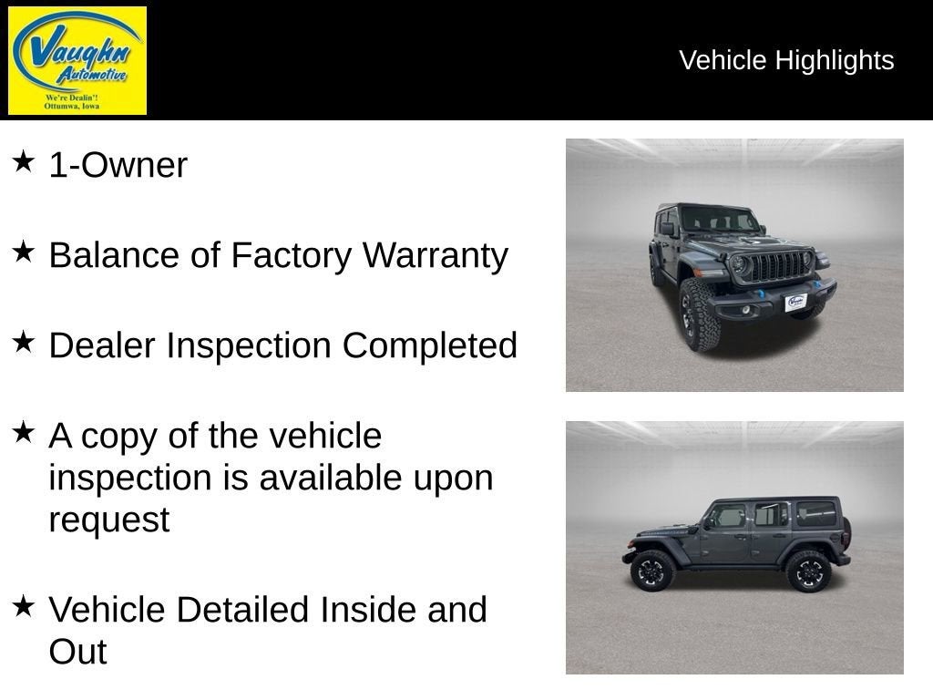 2025 Jeep Wrangler 4xe Rubicon