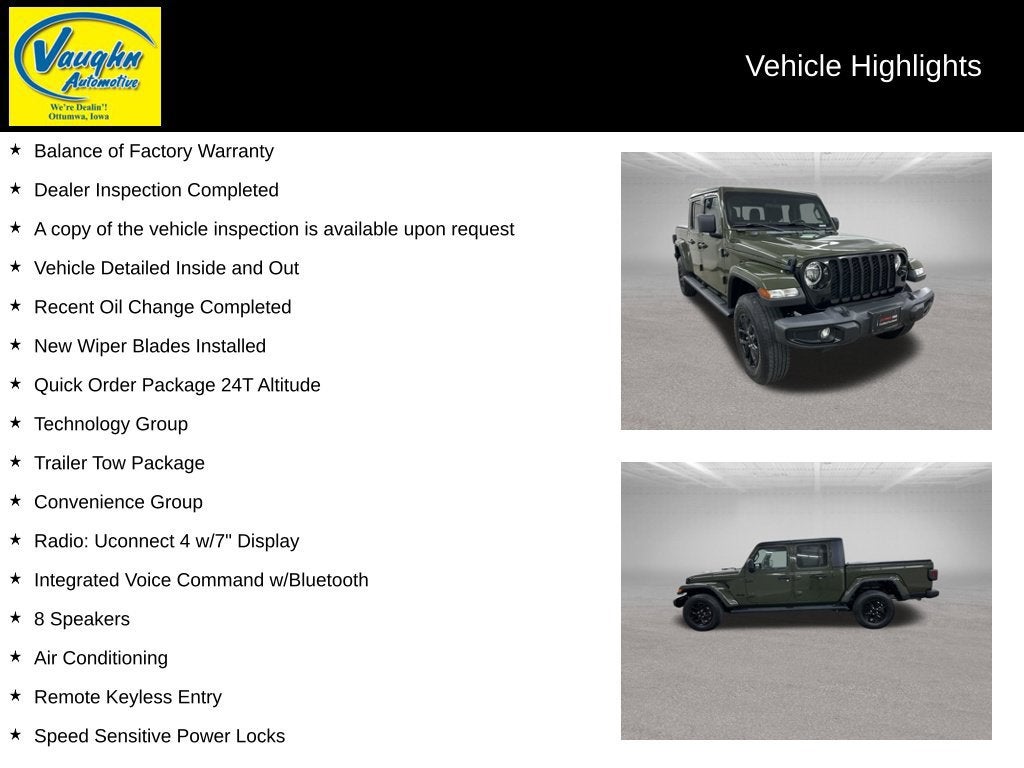2022 Jeep Gladiator Altitude