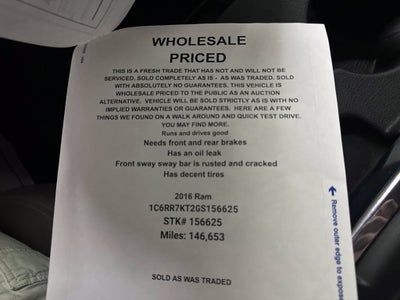 2016 RAM 1500 Express
