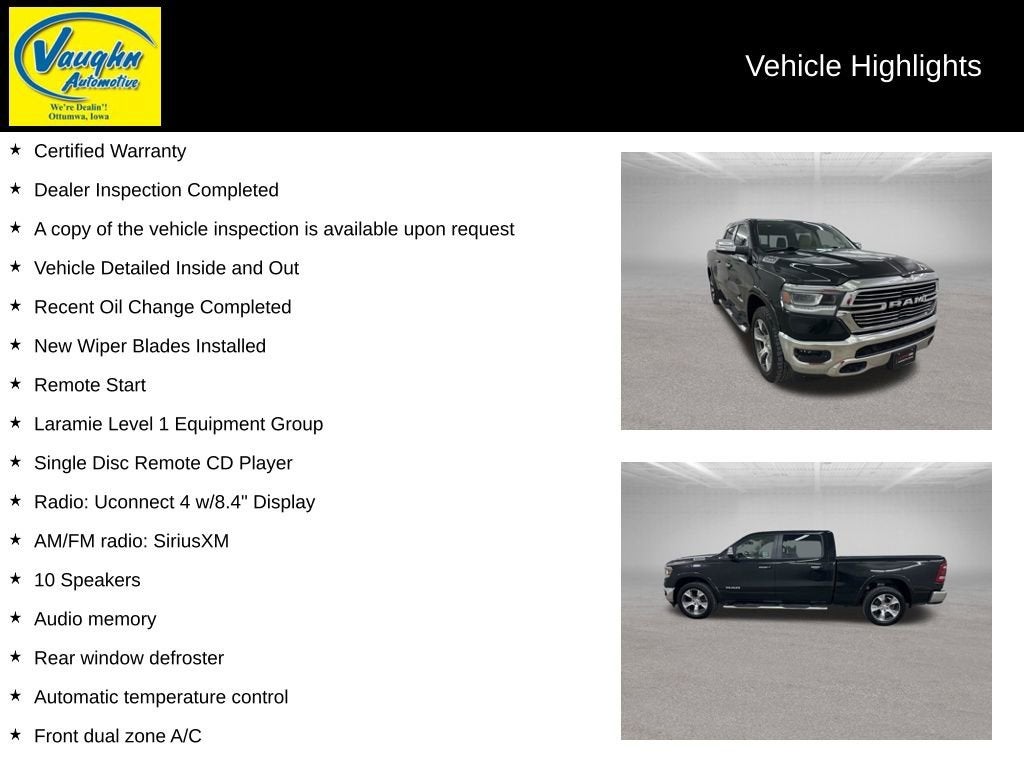 2019 RAM 1500 Laramie