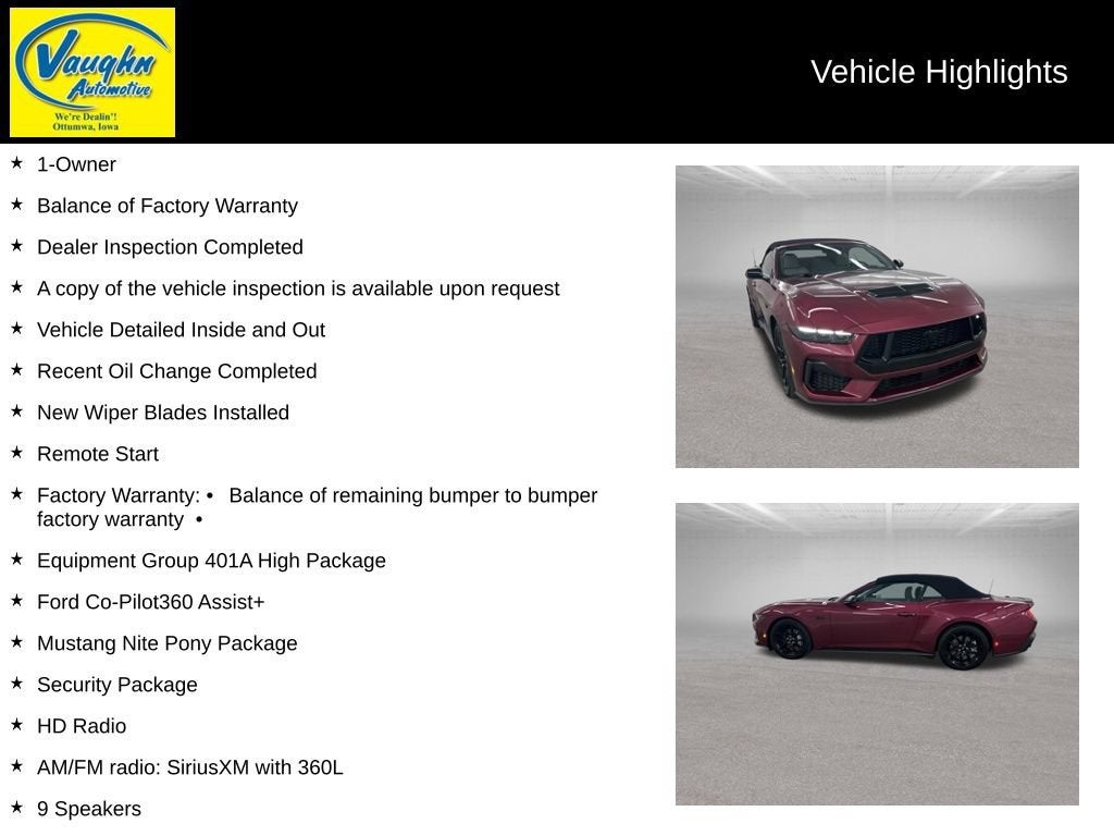 2025 Ford Mustang GT Premium