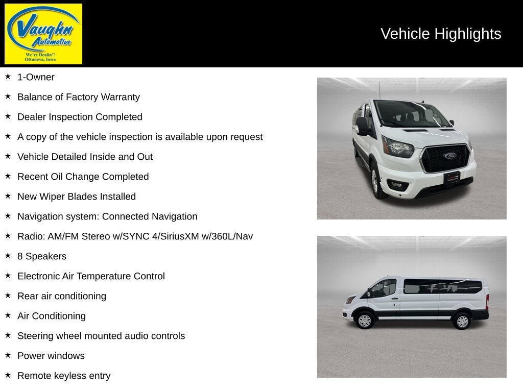 2024 Ford Transit Passenger Wagon XL