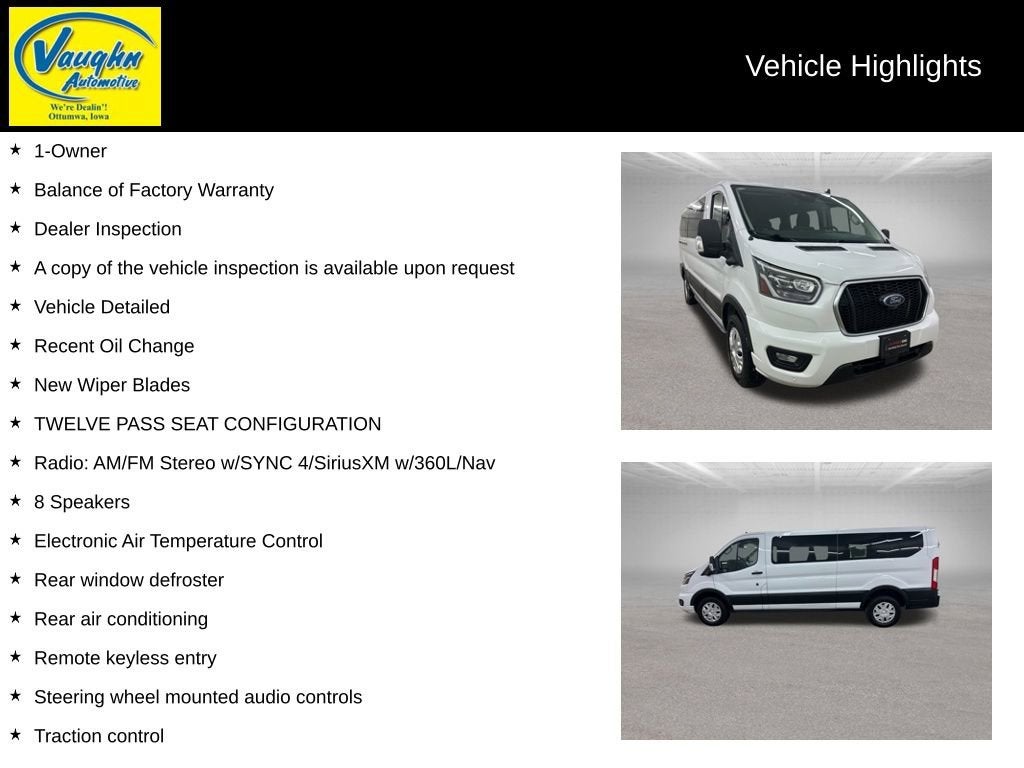 2023 Ford Transit Passenger Wagon XL