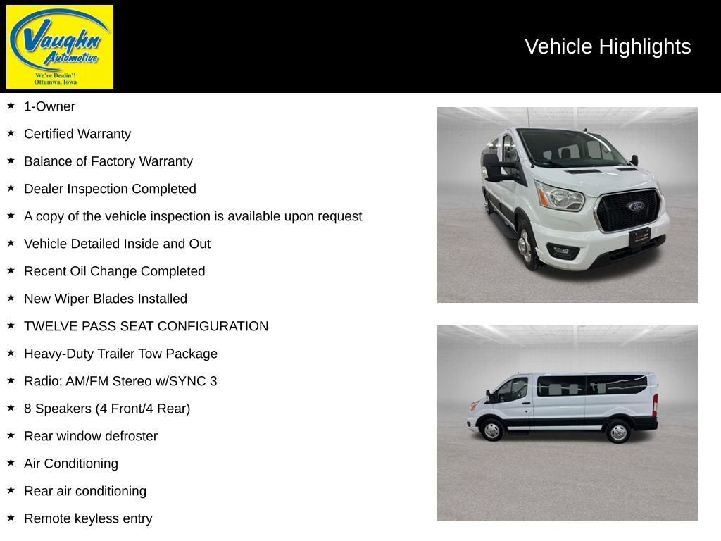 2021 Ford Transit Passenger Wagon XL