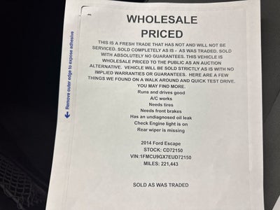 2014 Ford Escape SE