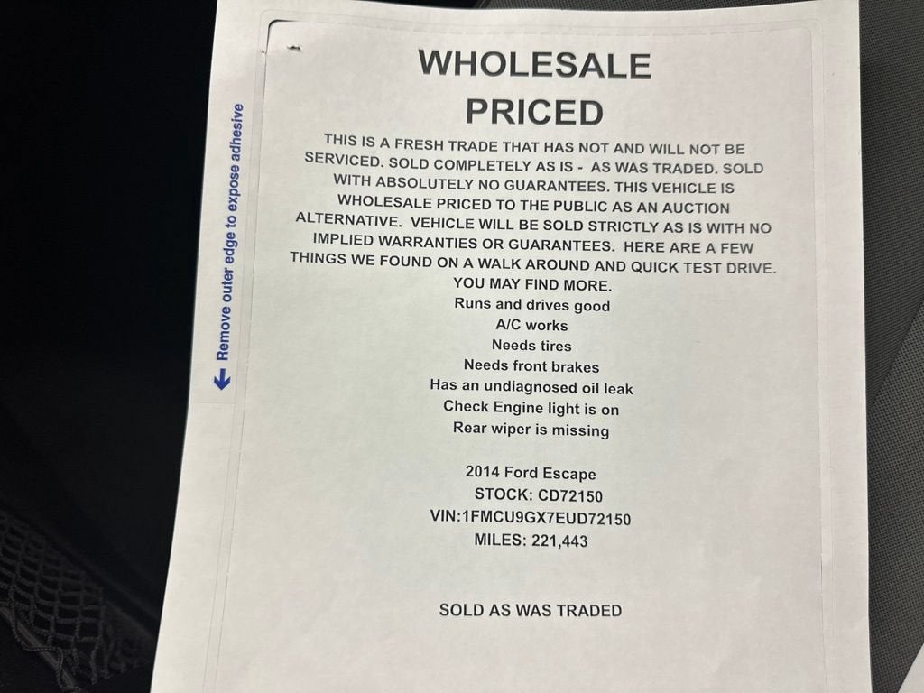 2014 Ford Escape SE