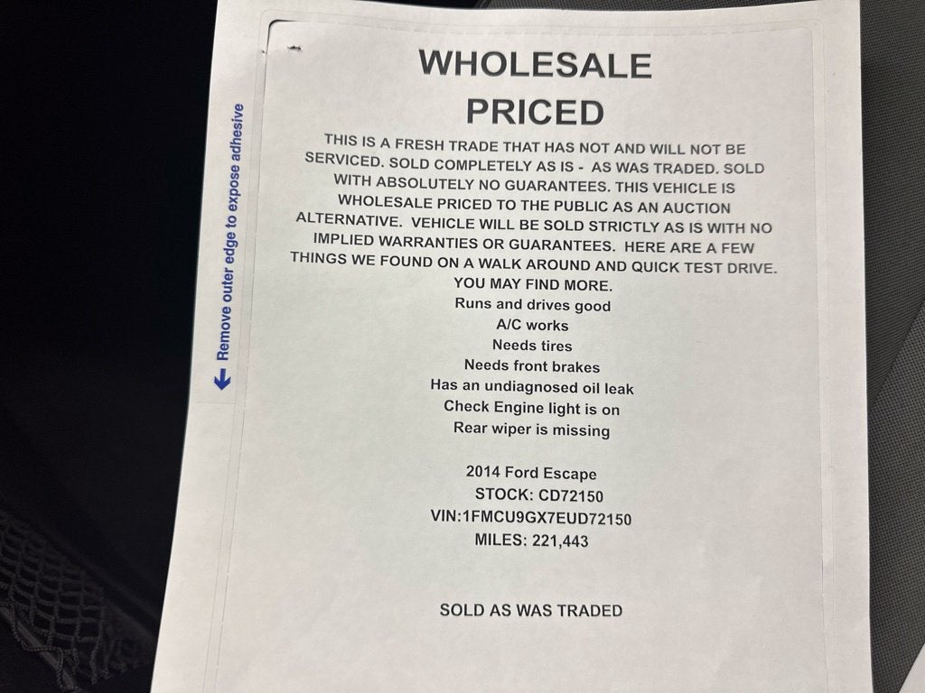 2014 Ford Escape SE