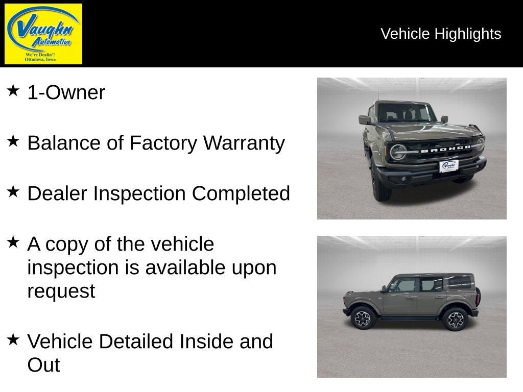 2025 Ford Bronco Outer Banks