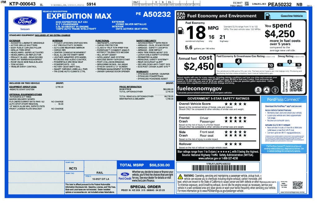 2023 Ford Expedition Max XLT
