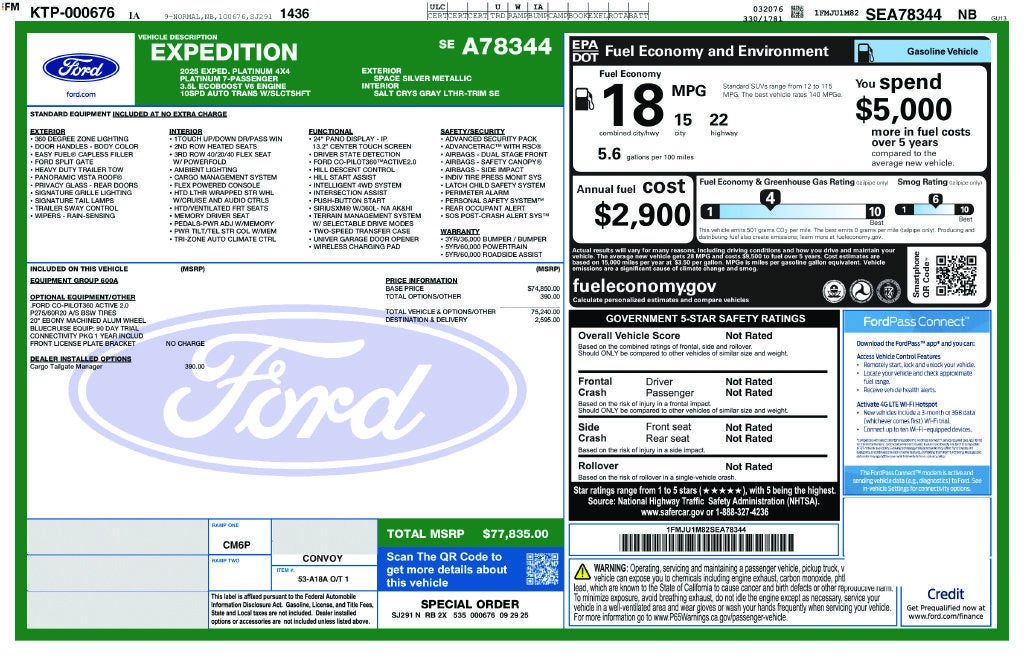 2025 Ford Expedition Platinum