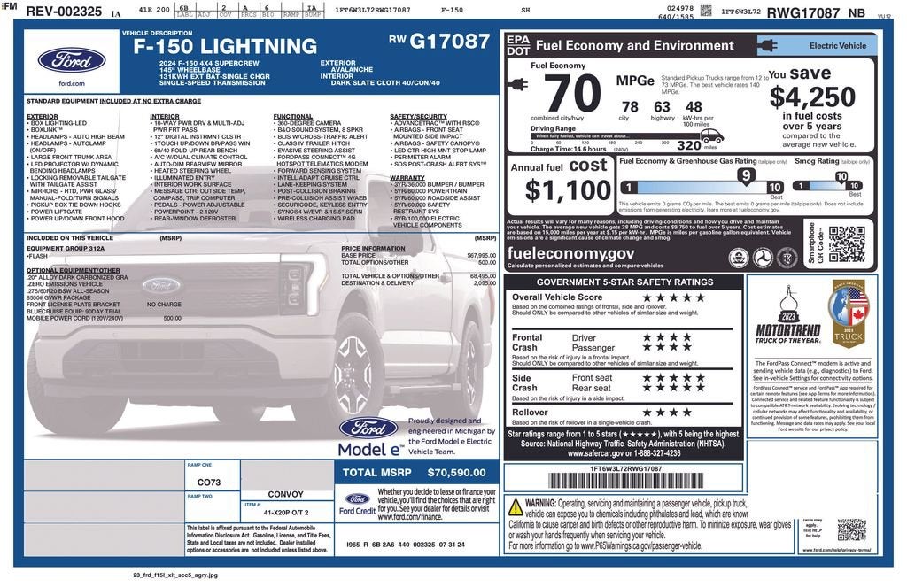 2024 Ford F-150 Lightning Flash