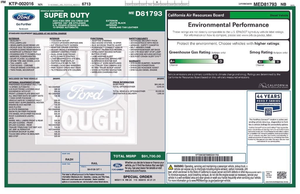 2021 Ford Super Duty F-350 SRW XL