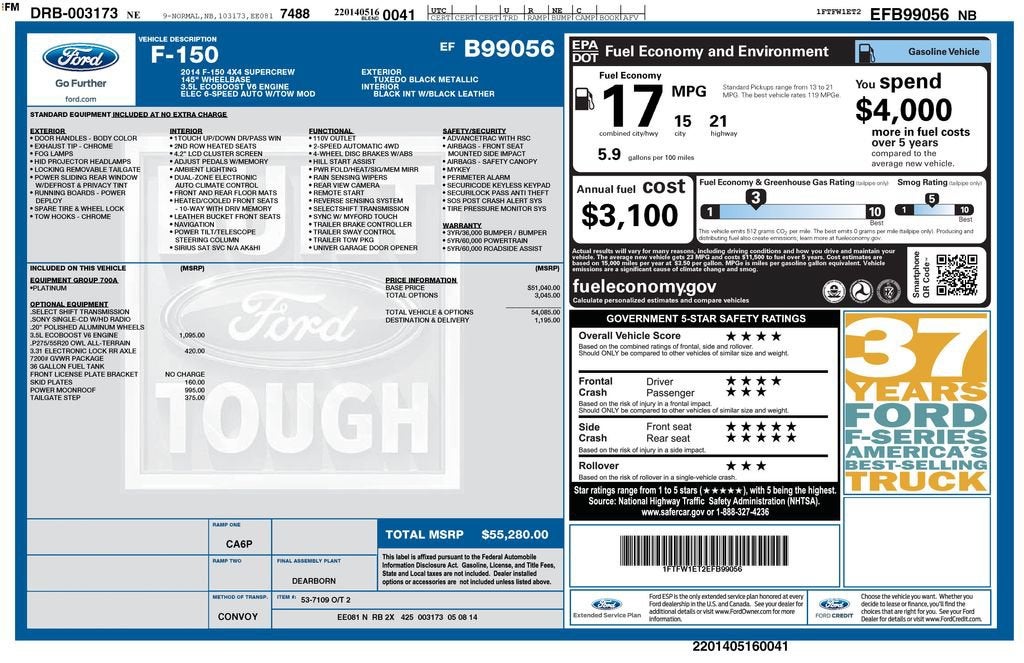 2014 Ford F-150 XL