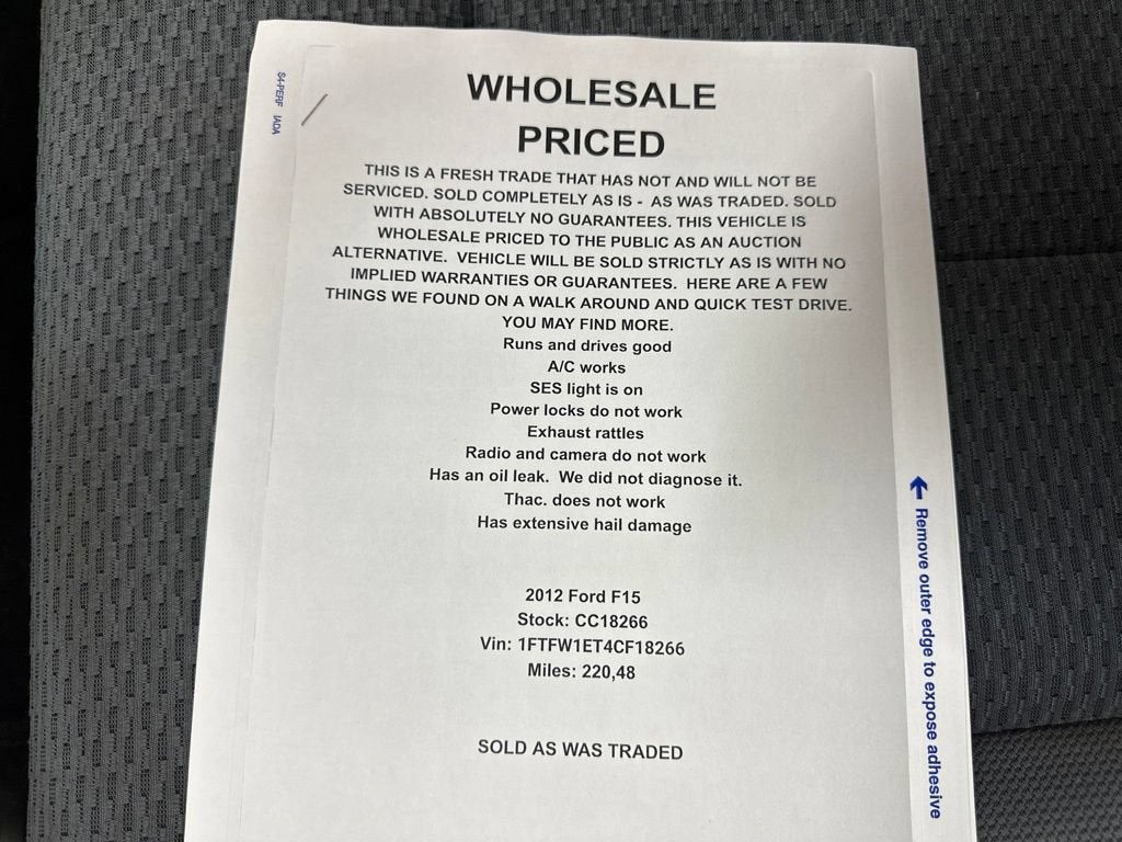 2012 Ford F-150 XL