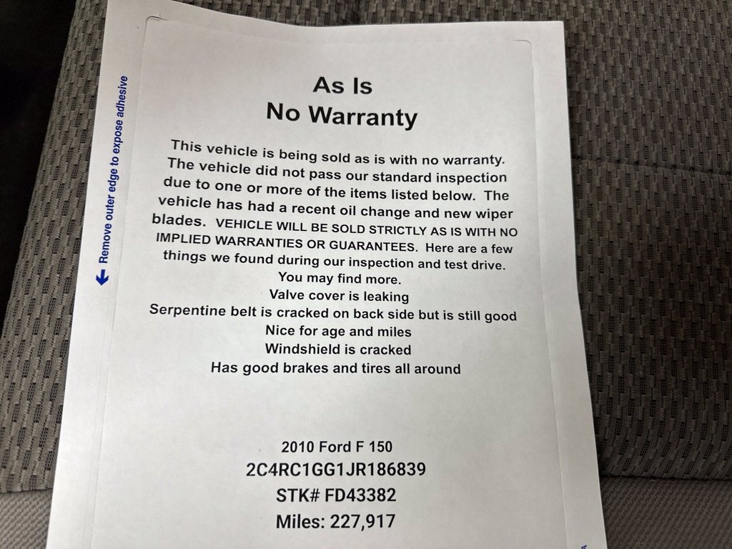 2010 Ford F-150 XL