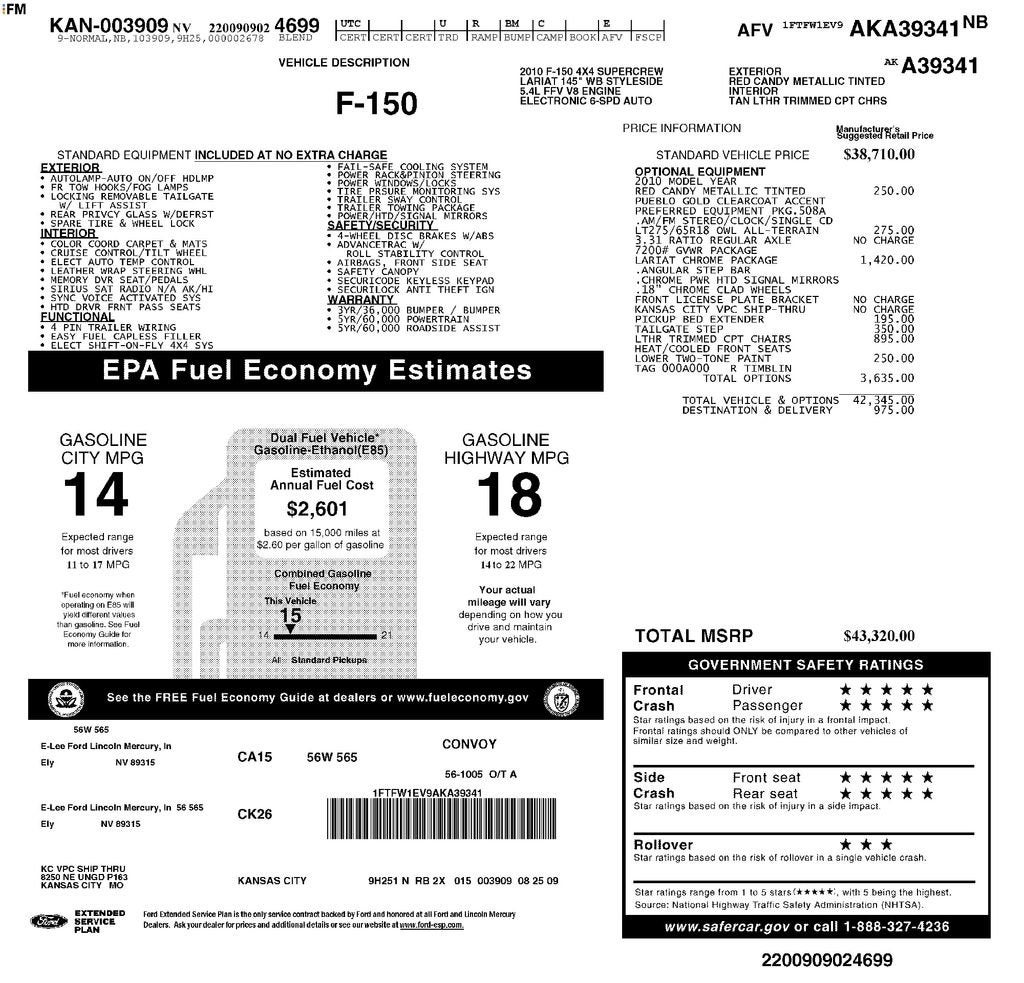 2010 Ford F-150 XL