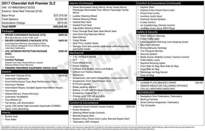 2017 Chevrolet Volt Premier