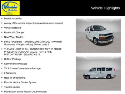 2011 Chevrolet Express Cargo 1500 YF7 Upfitter