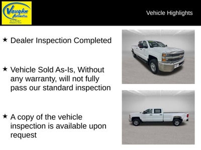 2016 Chevrolet Silverado 2500 HD Work Truck