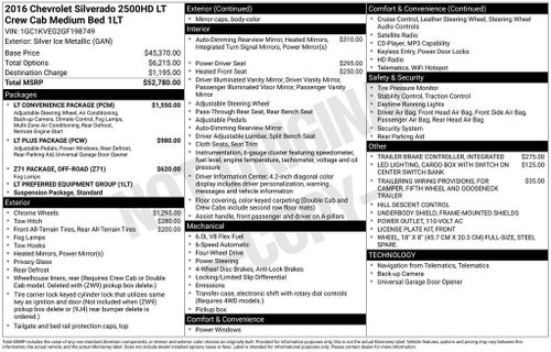 2016 Chevrolet Silverado 2500 HD LT