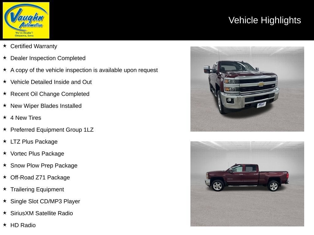 2017 Chevrolet Silverado 2500 HD LTZ