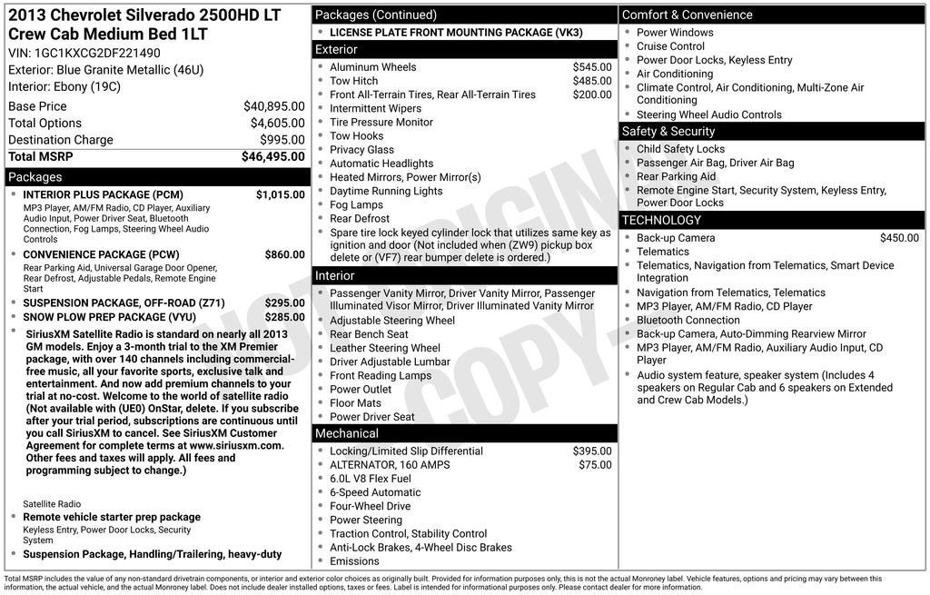 2013 Chevrolet Silverado 2500 HD LT