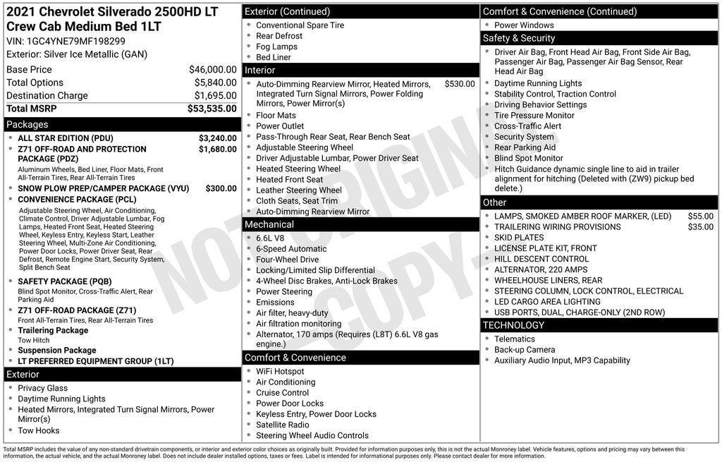 2021 Chevrolet Silverado 2500 HD LT