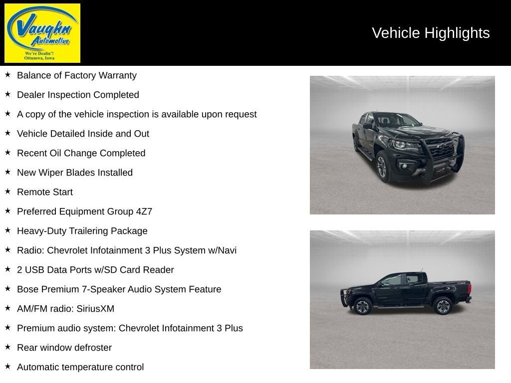 2022 Chevrolet Colorado Z71