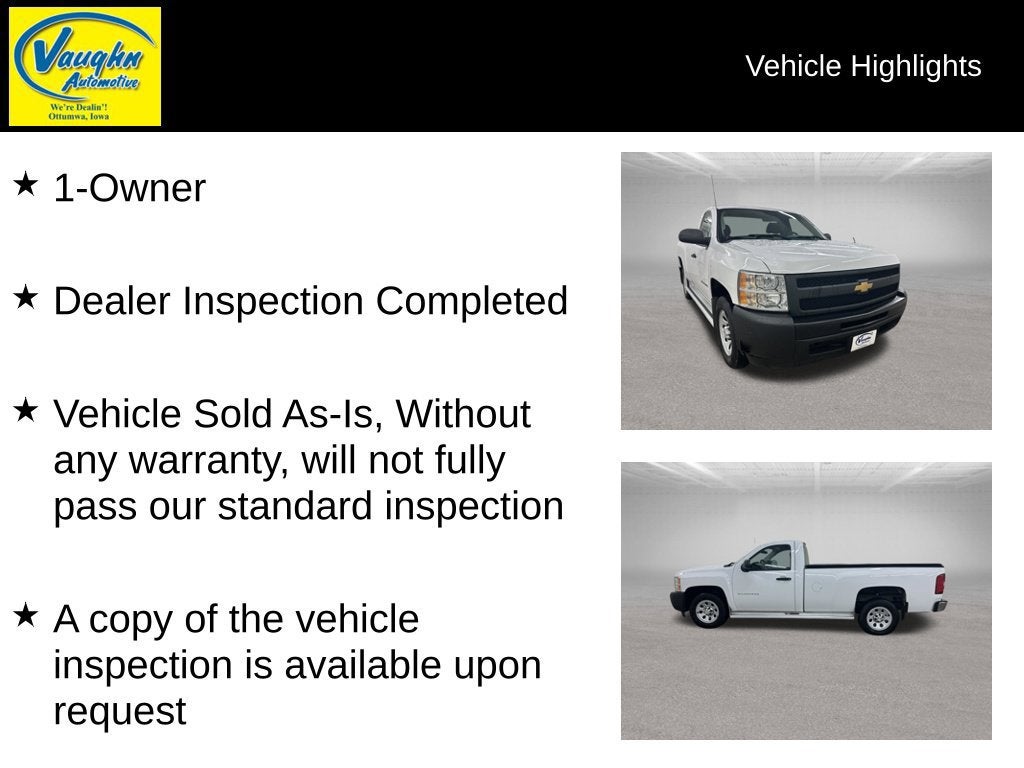 2013 Chevrolet Silverado 1500 Work Truck