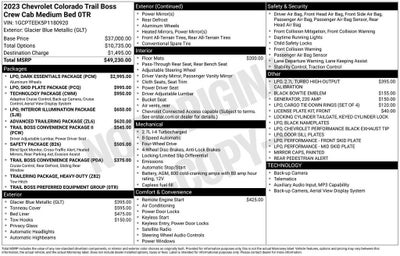 2023 Chevrolet Colorado Trail Boss