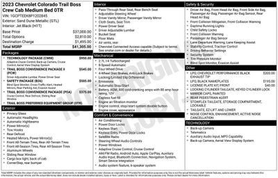 2023 Chevrolet Colorado Trail Boss