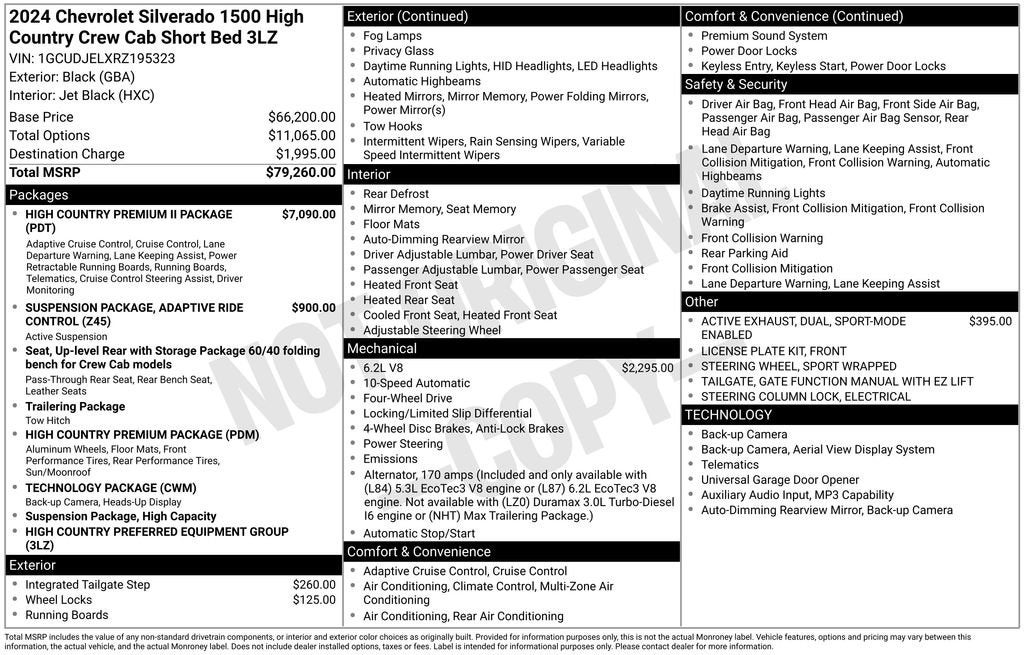 2024 Chevrolet Silverado 1500 High Country