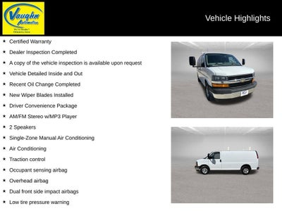 2019 Chevrolet Express Cargo 2500 Work Van