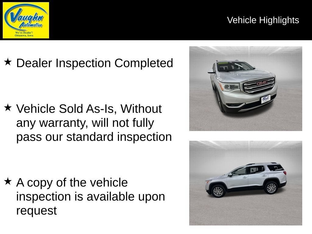 2017 GMC Acadia SLE