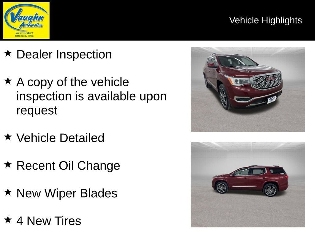 2018 GMC Acadia Denali