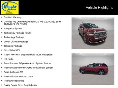 2020 GMC Acadia Denali