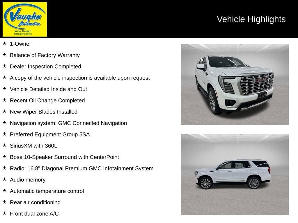 2025 GMC Yukon Denali