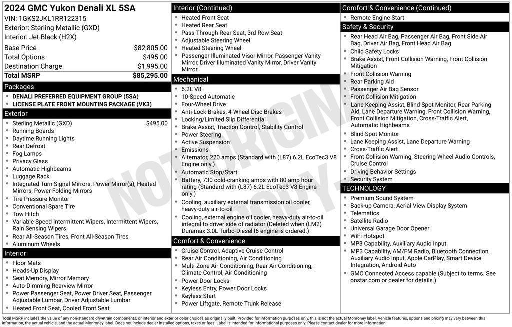 2024 GMC Yukon XL Denali